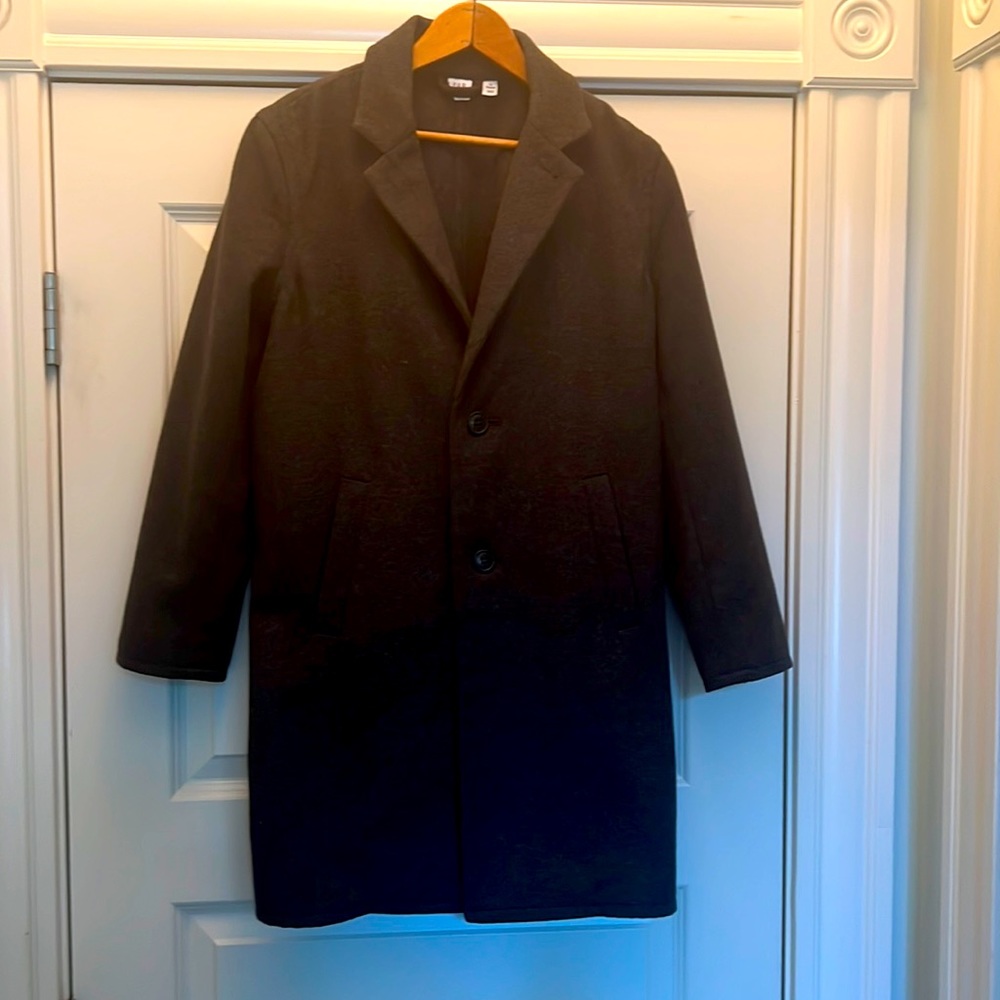 Gap Kids XL Coat, trench style, grey color